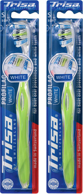 

Trisa Profilac White Soft Soft Toothbrush(Pack of 2)