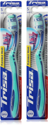 

Trisa Flexible Head Soft Soft Toothbrush(Pack of 2)