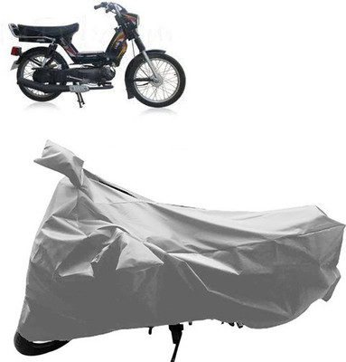 QualityBeast Two Wheeler Cover for Kinetic(Silver)