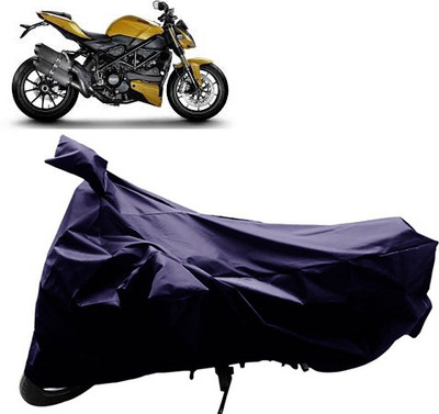 GoldRich Two Wheeler Cover for Ducati(Blue)