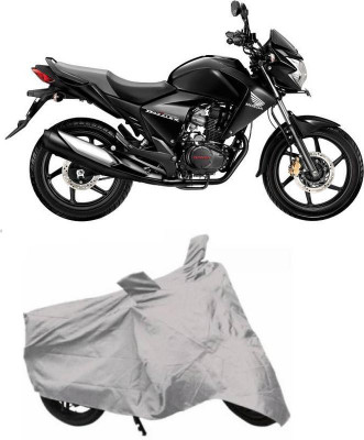 InayaAutoMotive Two Wheeler Cover for TVS(Star Euro, Silver)