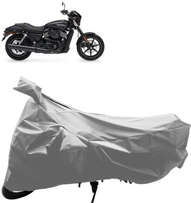 QualityBeast Two Wheeler Cover for Harley Davidson(Silver)