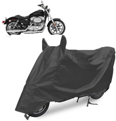 Royalrich Two Wheeler Cover for Harley Davidson(Black)