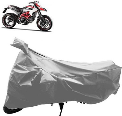 QualityBeast Two Wheeler Cover for Ducati(Hyperstrada, Silver)