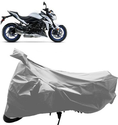 QualityBeast Two Wheeler Cover for Suzuki(Silver)