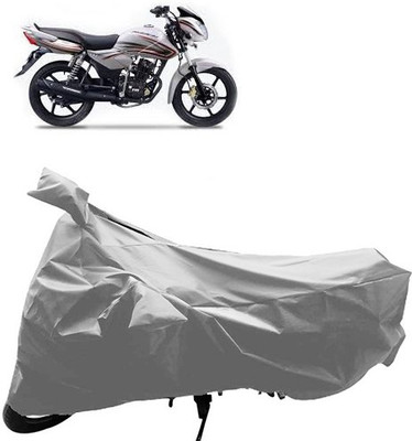 QualityBeast Two Wheeler Cover for TVS(Pheonix, Silver)