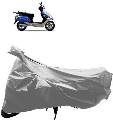 QualityBeast Two Wheeler Cover for Lohia(Fame, Silver)