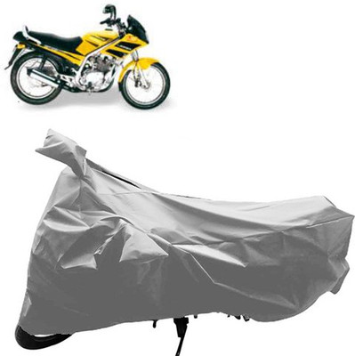 QualityBeast Two Wheeler Cover for Kinetic(Silver)