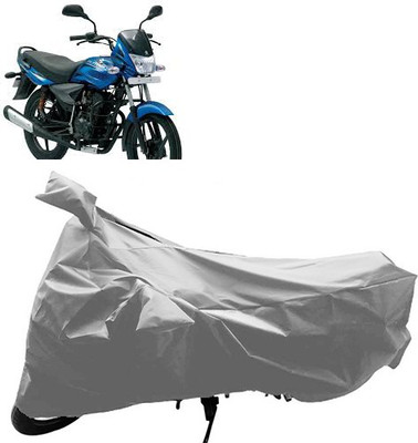 QualityBeast Two Wheeler Cover for Bajaj(Platina 100 DTS-i, Silver)