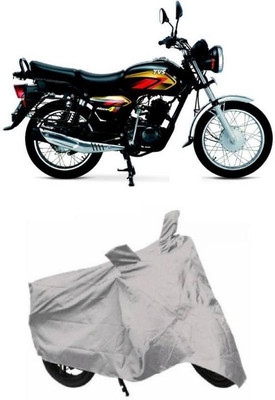 InayaAutoMotive Two Wheeler Cover for Mahindra(Stallio, Silver)