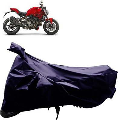GoldRich Two Wheeler Cover for Ducati(Blue)