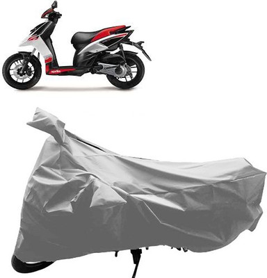 QualityBeast Two Wheeler Cover for Aprilia(Silver)