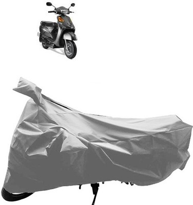 QualityBeast Two Wheeler Cover for Indus(Yo, Silver)