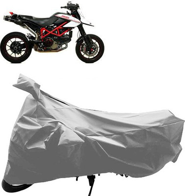 QualityBeast Two Wheeler Cover for Ducati(Silver)