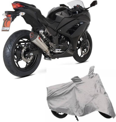 InayaAutoMotive Two Wheeler Cover for Suzuki(Let's, Silver)