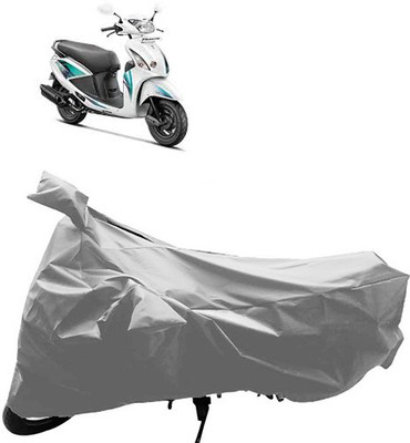 QualityBeast Two Wheeler Cover for Hero(Silver)