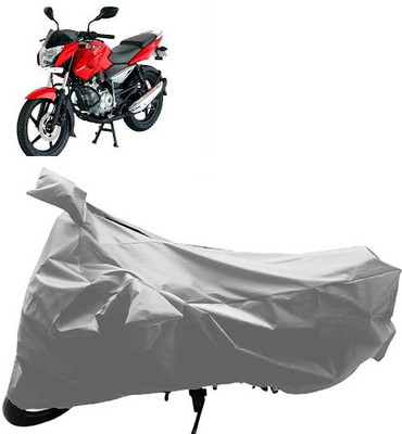QualityBeast Two Wheeler Cover for Bajaj(Pulsar 135 LS DTS-i, Silver)