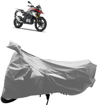 QualityBeast Two Wheeler Cover for BMW(Silver)
