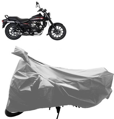 QualityBeast Two Wheeler Cover for Bajaj(Avenger 220 Street, Silver)