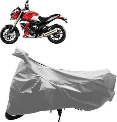 QualityBeast Two Wheeler Cover for Mahindra(Silver)