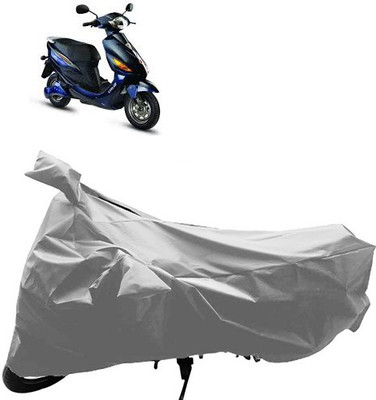 QualityBeast Two Wheeler Cover for Hero(Electric Cruz, Silver)