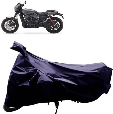 QualityBeast Two Wheeler Cover for Harley Davidson(Blue)
