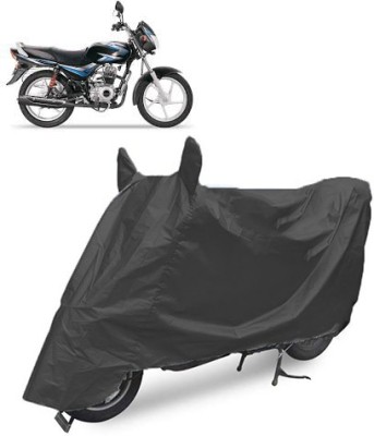 Royalrich Two Wheeler Cover for Bajaj(CT100, Black)