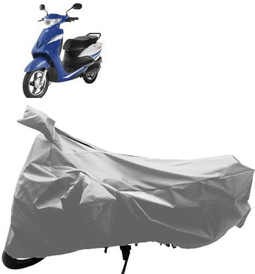 QualityBeast Two Wheeler Cover for Indus(Yo Xplor, Silver)