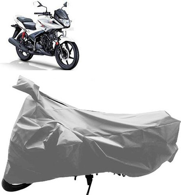 QualityBeast Two Wheeler Cover for Hero(Ignitor, Silver)