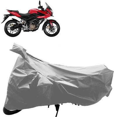 QualityBeast Two Wheeler Cover for Bajaj(Silver)