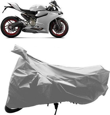 QualityBeast Two Wheeler Cover for Ducati(Silver)