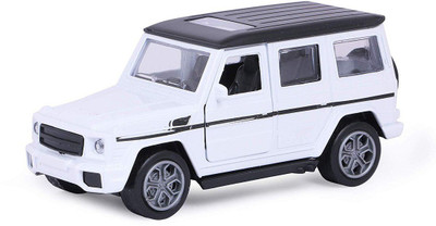 

NEWCROSS Miniature Jeep_Die-Cast Vehicle Toy | Pull Back and Go Toy(White)