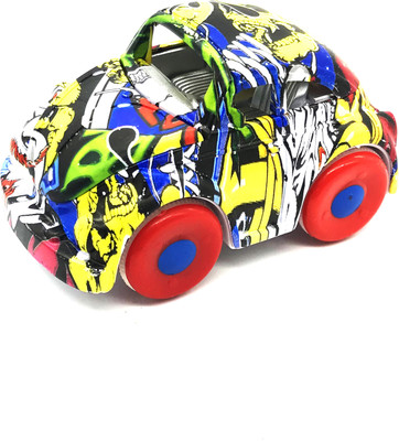 

Emob Friction Powered Die Cast Metal Body Car Toy with Automatic Hood and Trunk Openable Features(Multicolor)