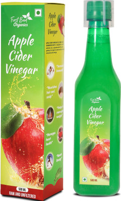 

First Bud Organics Raw Apple Cider Vinegar - Not from concentrate Vinegar(500 ml)