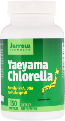 

Jarrow Formulas Yaeyama Chlorella 150 Capsules(150 No)