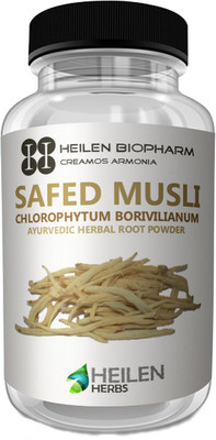 

Heilen Biopharm Premium Safed Musli Powder 100 grams Chlorophytum Borivilianum(100 g)