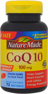 

Nature Made CoQ10 Naturally Orange 100 mg 72 Softgels(72 No)