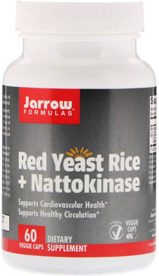 

Jarrow Formulas Red Yeast Rice + Nattokinase 60 Veggie Caps(60 No)