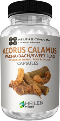 

Heilen Biopharm Vacha Powder 180 Capsules X 500 mg, 90 grams Bach / Sweet Flag / Acorus Calamus(180 No)
