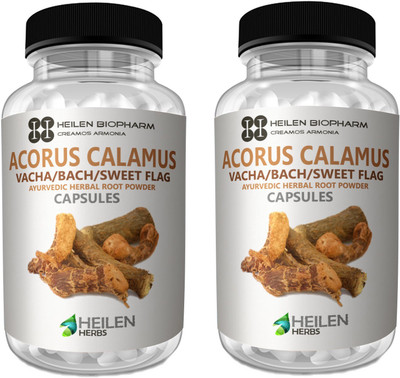 

Heilen Biopharm Vacha Powder 360 Capsules X 500 mg, 180 grams Bach / Sweet Flag / Acorus Calamus(360 No)