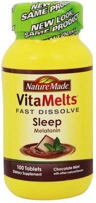 Nature Made VitaMelts Sleep Chocolate Mint 100 Tablets(100 No)