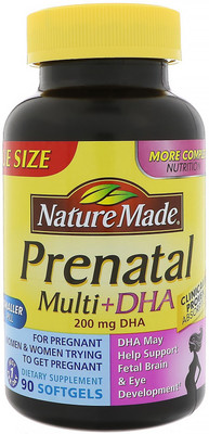 

Nature Made Prenatal Multi + DHA 90 Softgels(90 No)