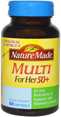 

Nature Made Multi for Her 50+ 60 Softgels(60 No)