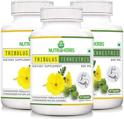 

Nutriherbs Tribulus Terrestris (Gokshura) - 60 capsules(3 No)