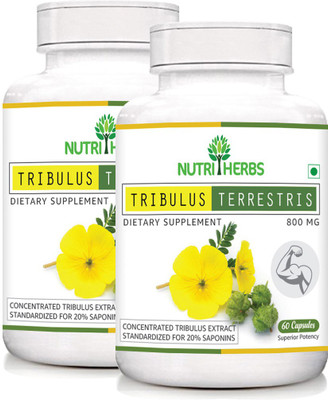 

Nutriherbs Tribulus Terrestris (Gokshura) - 60 capsules(2 No)