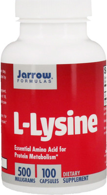 

Jarrow Formulas L-Lysine 500 mg 100 Capsules(100 No)