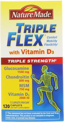 

Nature Made Triple Flex Triple Strength with Vitamin D3 120 Caplets(120 No)