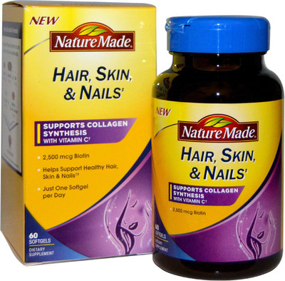 

Nature Made Hair Skin & Nails 60 Softgels(60 No)