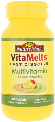 

Nature Made VitaMelts Multivitamin Tropical Fruit 100 Tablets(100 No)