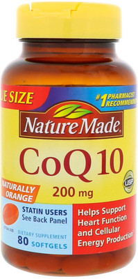 

Nature Made CoQ10 200 mg 80 Softgels(80 No)